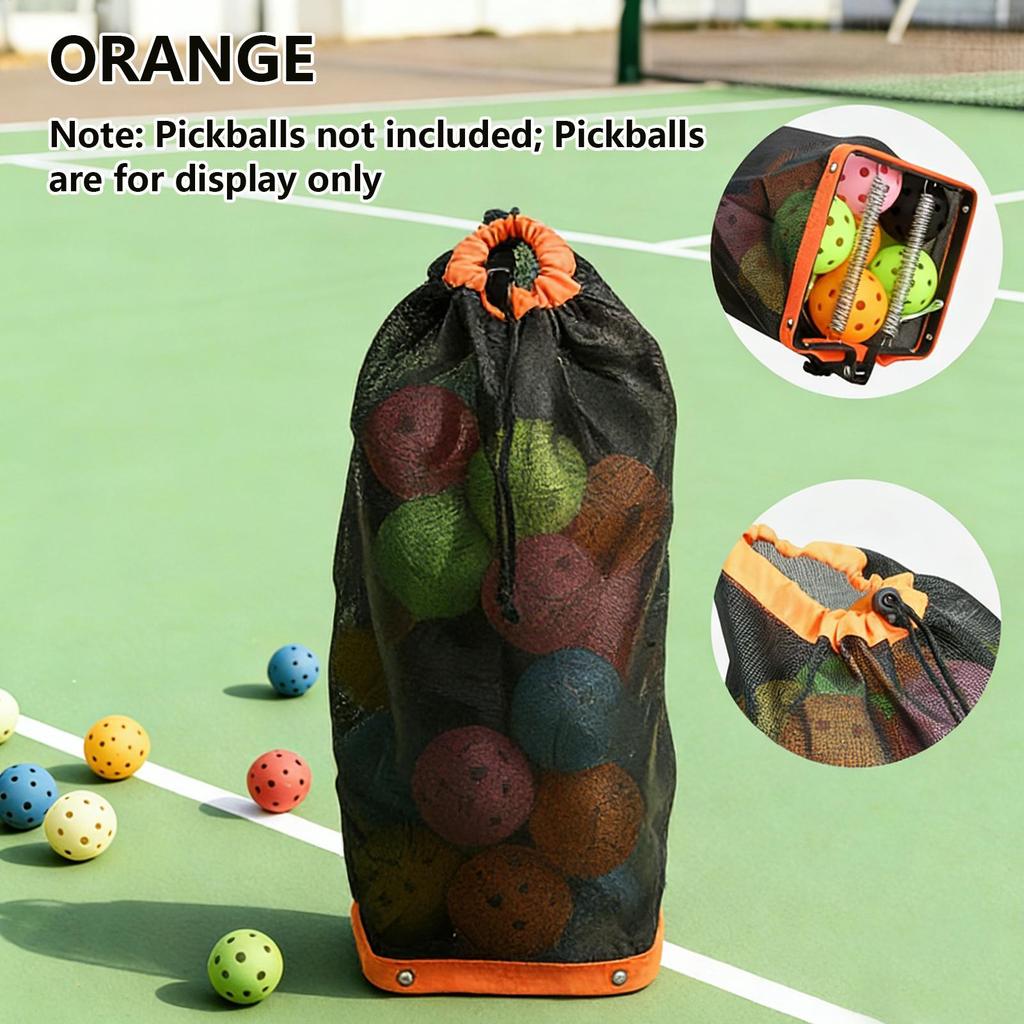 Pickle Ball Retriever Comfortable Telescopic Handle Tennis Ball Retriever Basket For Men Women Boys Girls Youth Teens Athletes