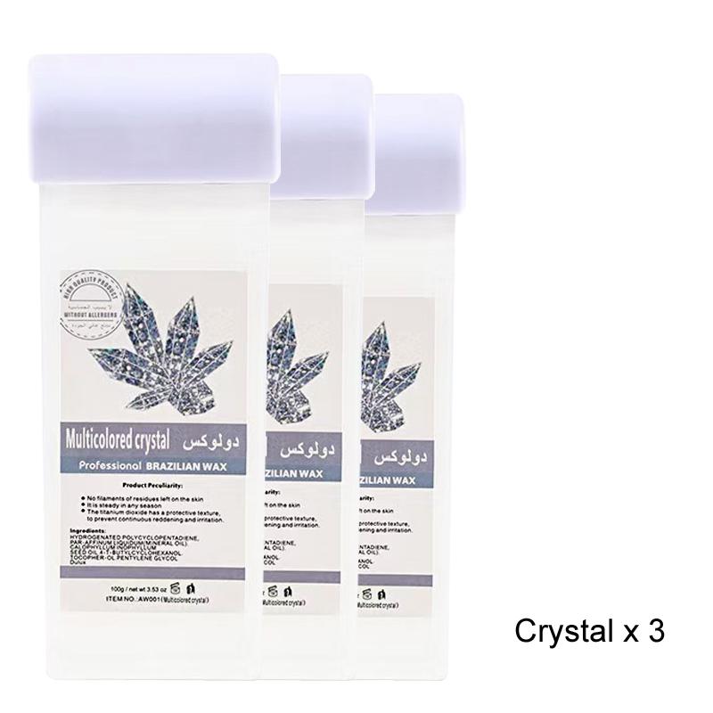 Roll On Refill Hair Removal Wax Painless Depilatory Wax Roller Rose Wax Body Hair Removal For Any Roll On Wax Warmer Cartridge