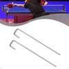 2Pcs Table Tennis Net Pins,Replacement Ping Pong Nets Accessories Clip Inserts for