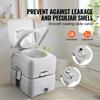 Portable Toilet Flush Travel Camping 5.3 Gal Commode Potty with Carry Bag