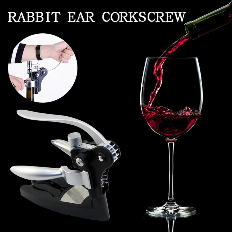 Convenient Bottle Openers Wine Tool Set Foil Cutter Bar Lever Corkscrew Cork Drill Lifter Kit Kitchen Accessories