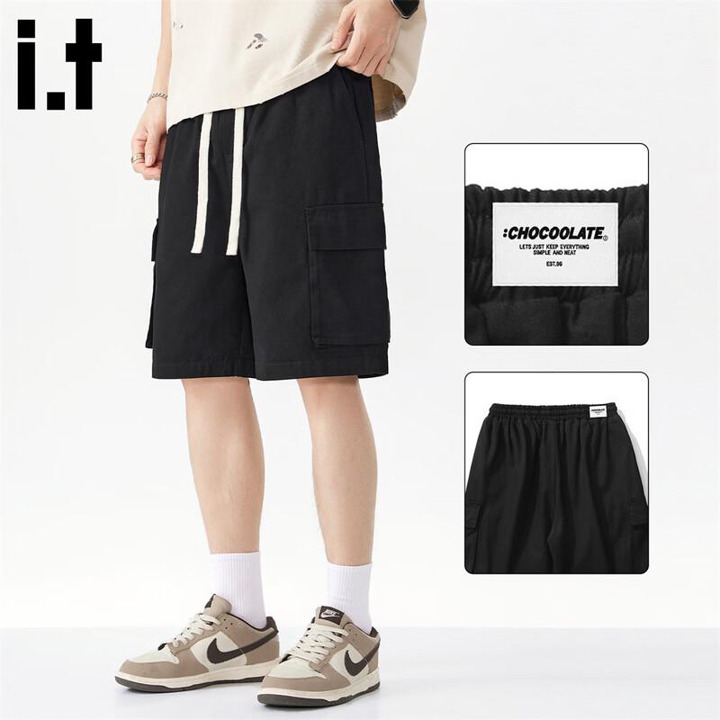 Men s Cotton Loose Fit Cargo Shorts L