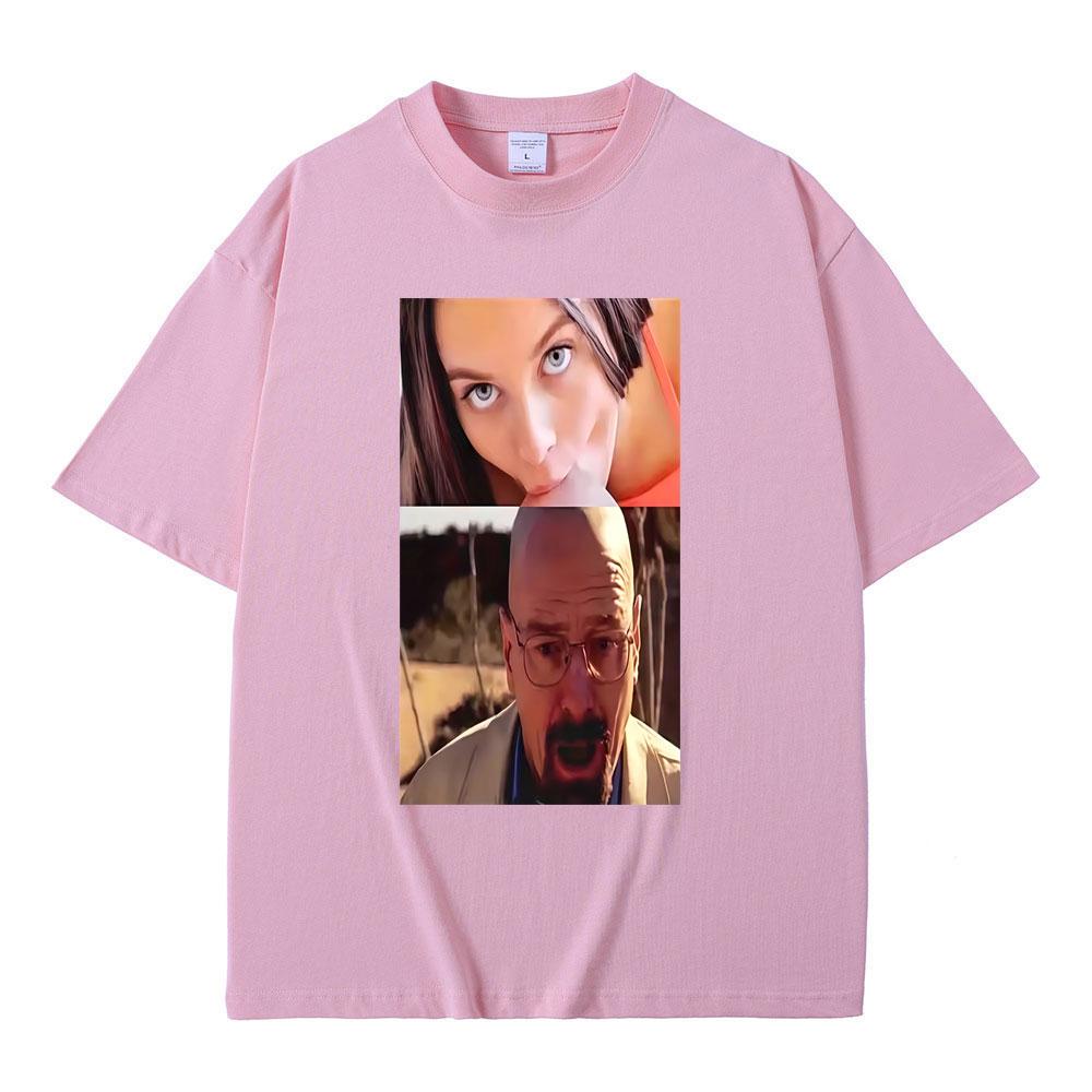 Tv Show Breaking Bad Heisenberg Funny Graphic Tshirt Unisexs Unisex Casual Humor T Shirts Short Sleeve Tops Streetwear