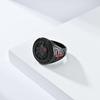 European and American Style Retro Templar Shield Cross Titanium Steel Ring