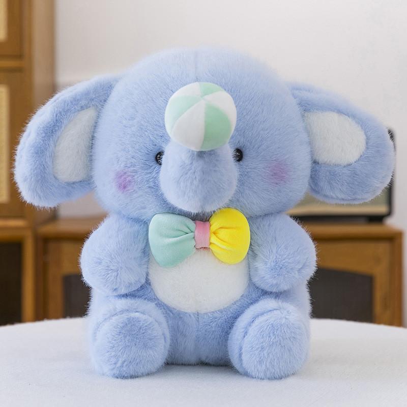 Toys Plush Elephant Home Car Decorations Ornaments Childrens Animal Giftft Doll