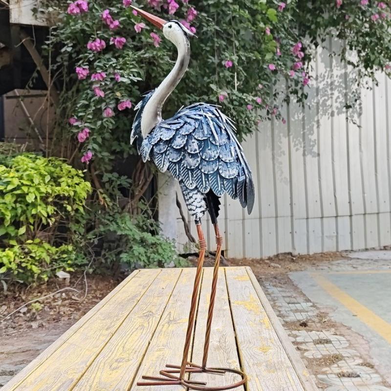 Animal Sculptures Large Art Mental Ornaments Retro Aesthetic Sculpture for Home Garden Modern Accessories for Living Rooms