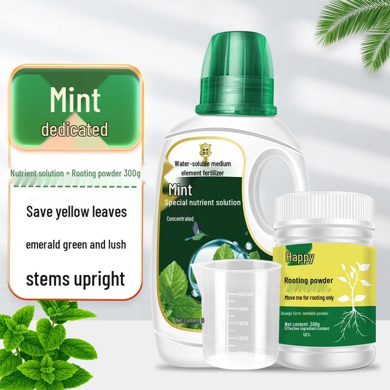 Organic Liquid Fertilizer for Hydroponic Mint and Potted Plants