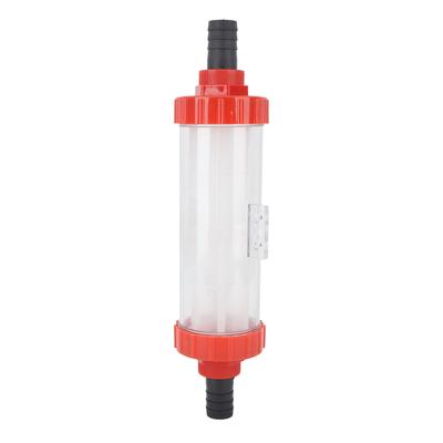 Landwirtschaftlicher Inline-Netzfilter Kunststoff Nylon Hoher Durchfluss Wasserpumpe Transparenter Filter für Garten