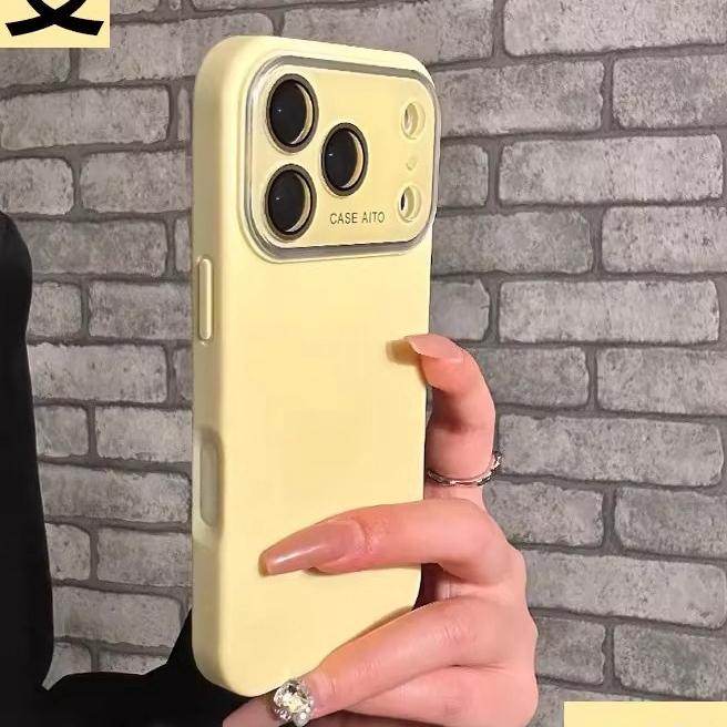 

Official Liquid Silicone Phone Case For For Iphone 17 16 15 14 12 11 13 Pro Max Camera Protection Shockproof Candy Soft Matte Cover iPhone 14 Plus