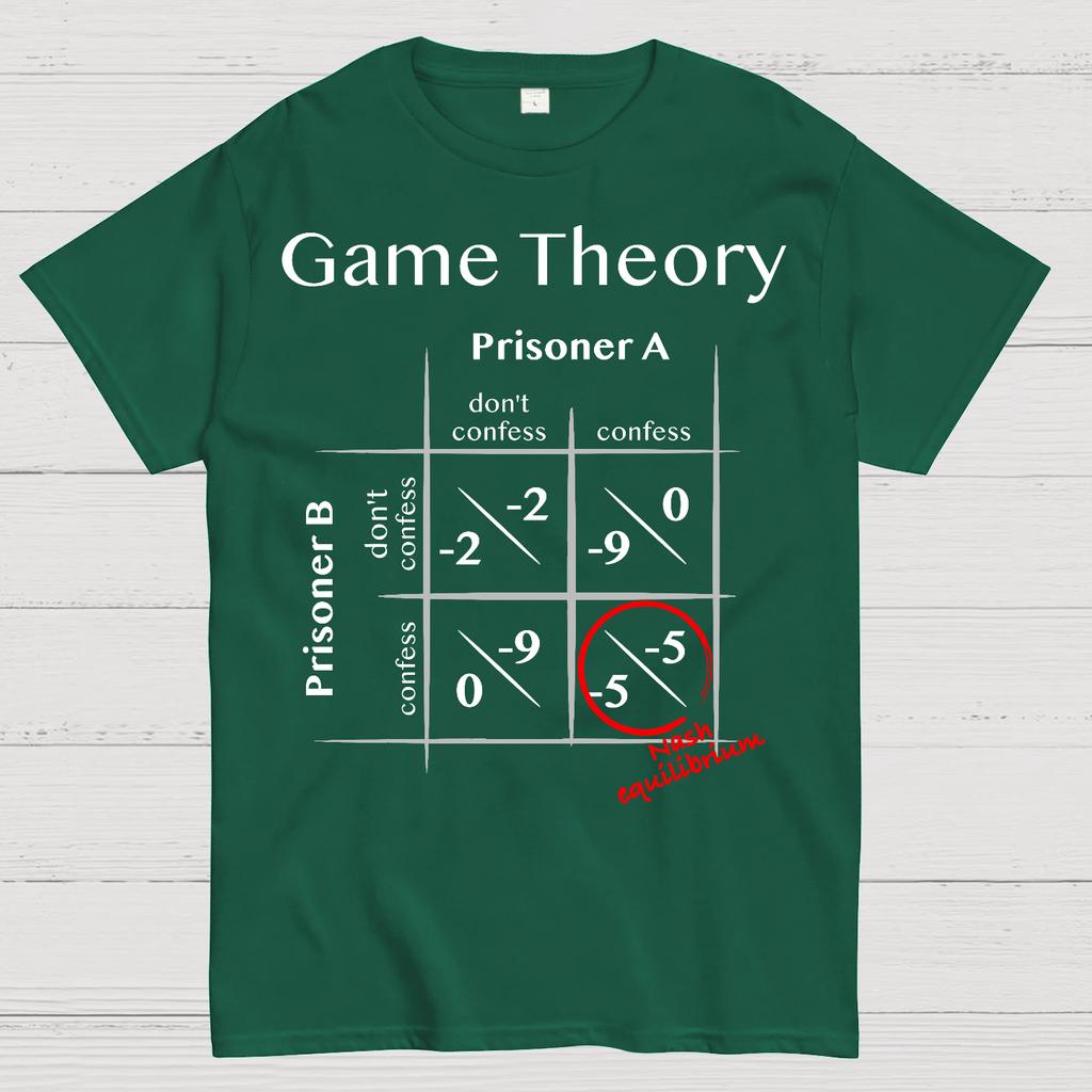 Game Theory - Nash Equilibrium Cotton Summer Casual Cool Loose T-Shirt