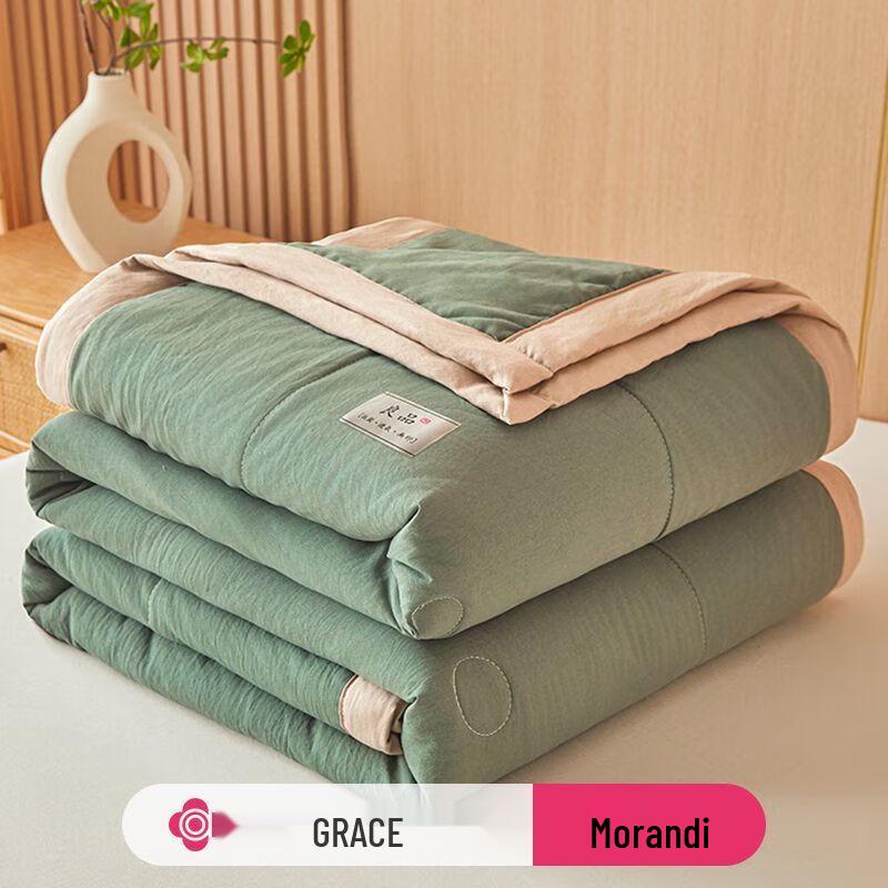 Grace Morandi Washed Cotton Summer Quilt