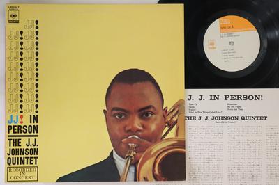 LP Record JJ JOHNSON  JJ In Person SOPM176 CBS SONY  Japan Jazz Used