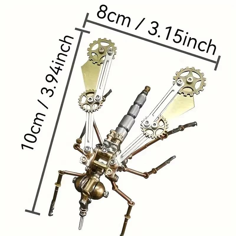 Insect Bee Brass Puzzle Steampunk Ant Metal Model Puzzle DIY Craft Kit Great Gifts Teens and Adults Personalized Ornament