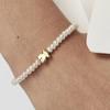 [TOUS] 18K Gold Sweet Dol's Pearl Stretch Bracelet 015911000