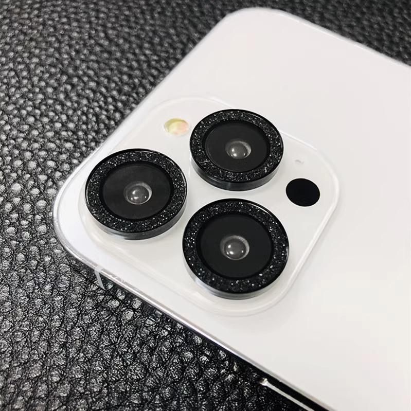 Folie de protecție cu sclipici Apple 17ProMax pentru obiectivul camerei mobile iPhone 15/14