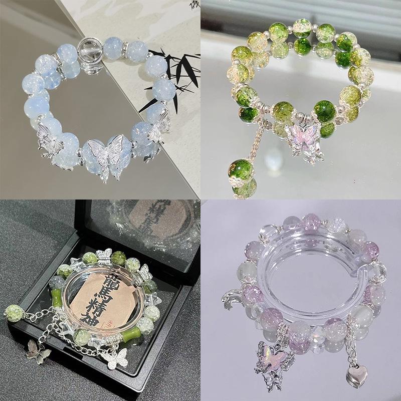 

Браслет-кисточка с кристальной бабочкой в китайском стиле - Роскошные сказочные украшения для женщин 18 cm