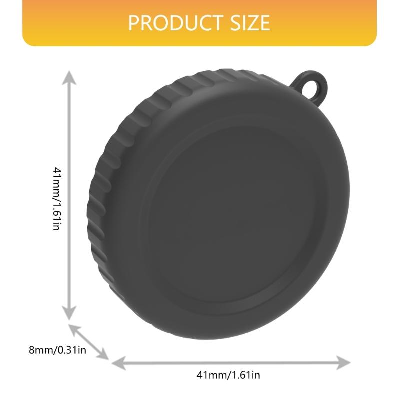 Precise Molded Silicone Lens Cap Cover for ACTION 6 Cameras Providing Shockproof Protections and Scratch Resistance
