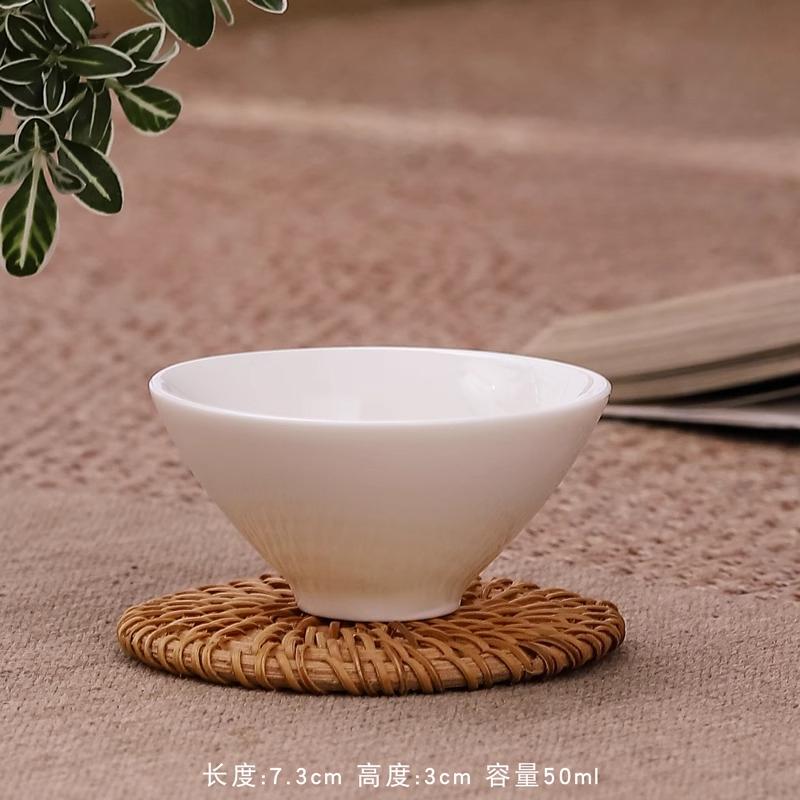 Λιπολίτης από μαλλί λευκό πορσελάνη μικρό φλιτζάνι τσαγιού κεραμικό οικιακό φλιτζάνι τσαγιού παρασκευής μονό μπολ τσαγιού