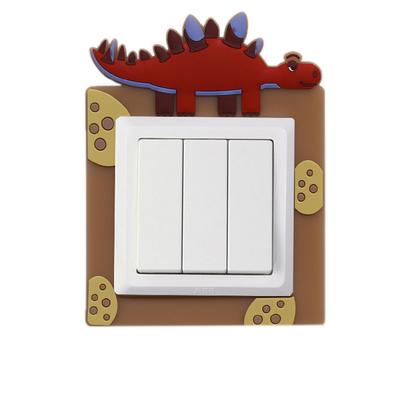Watertproof Light Switch Socket Protective Cover Cartoon Wall Sticker Wall Switch Panel Decoration