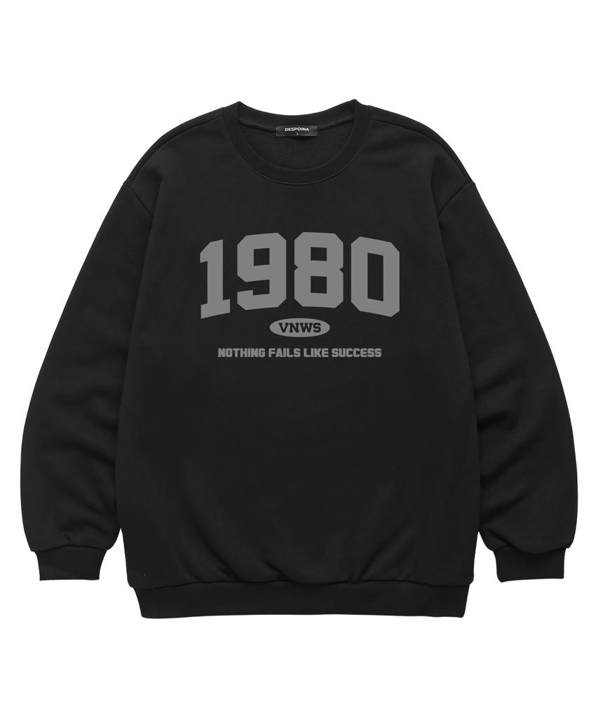 VANNWORKS 1980 Oversized Sweatshirt (Vls0042) Black/Gray