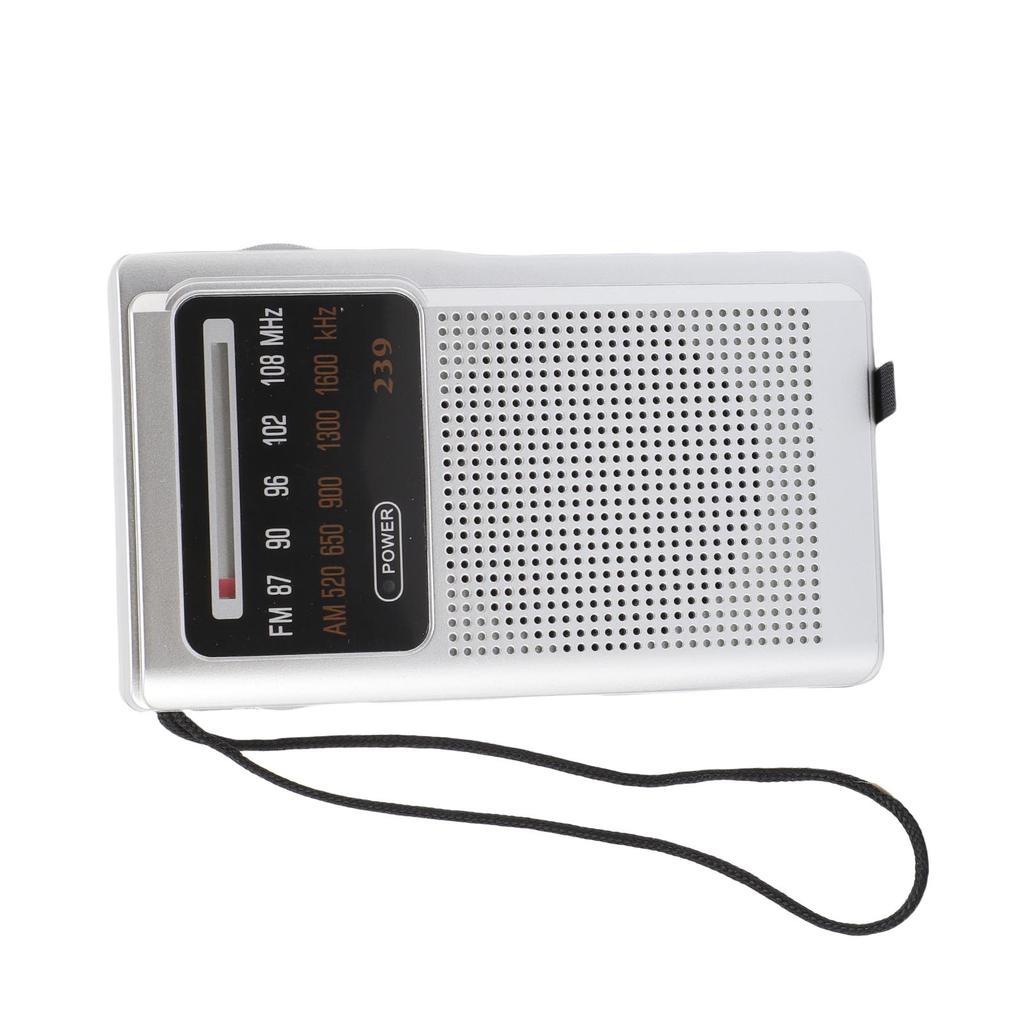 Portable AM FM Radio Clear Sound Quality Long Battery Life Pocket Radio for Travel Outdoor Activities Style 1