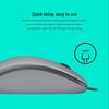 Logitech M111 Wired Silent Mouse
