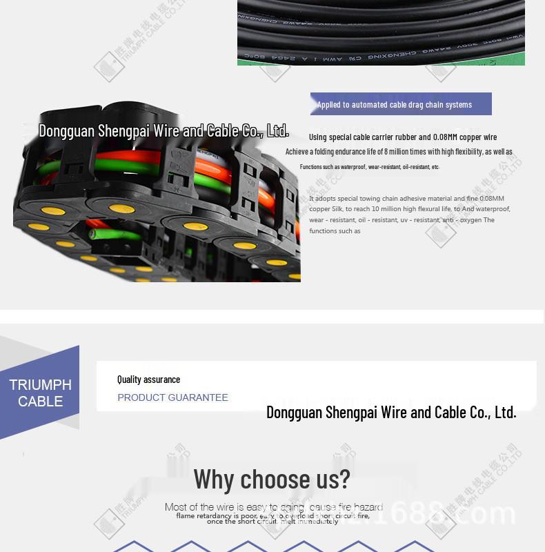 UL2464 20AWG Multi-Core Cable, 300V, 80°C, Flame Retardant VW-1, Internal Equipment Wire.