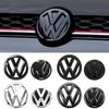 VW 2Pcs Replace Car Front Radiator Grille Emblem Rear Trunk Lid Badge For VW Golf 7 (2014 - 2017) -Emblem NC3