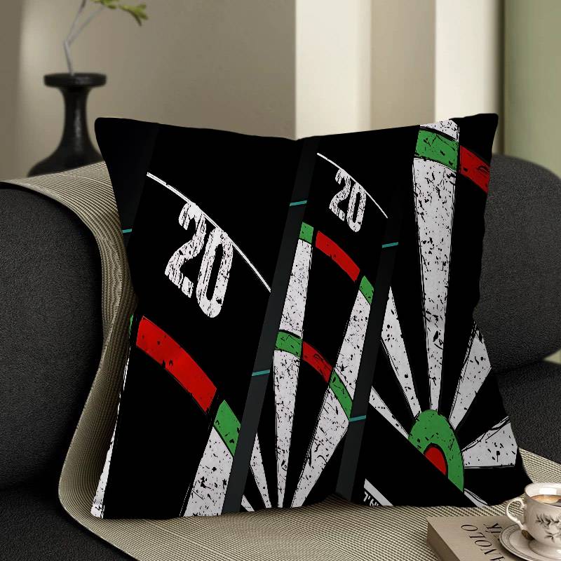 Playroom Dart Carpet Cushion Cover Pillowcase Upholstery Sofa Throw Pillow Home Decor Pillowcas