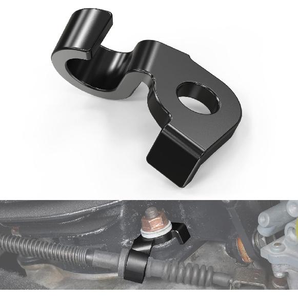 

NICECNC Clutch Line Clip 6061-T6 Aluminum Compatible with Yamaha Blaster 200 YFS200 1988-2006, Replacement for 10V-1131E-00 Black