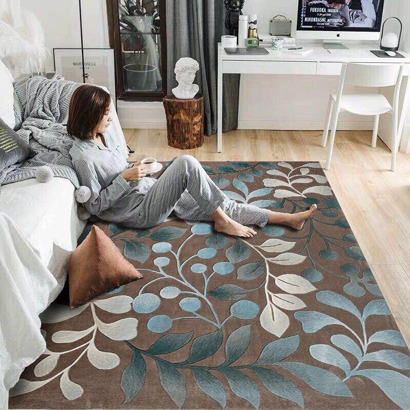 Nordic Abstract Geometry Printing Large Carpet Anti-slip and Wear-resistant Soft Mat for Living Room Bedroom Rug Easy To Clean