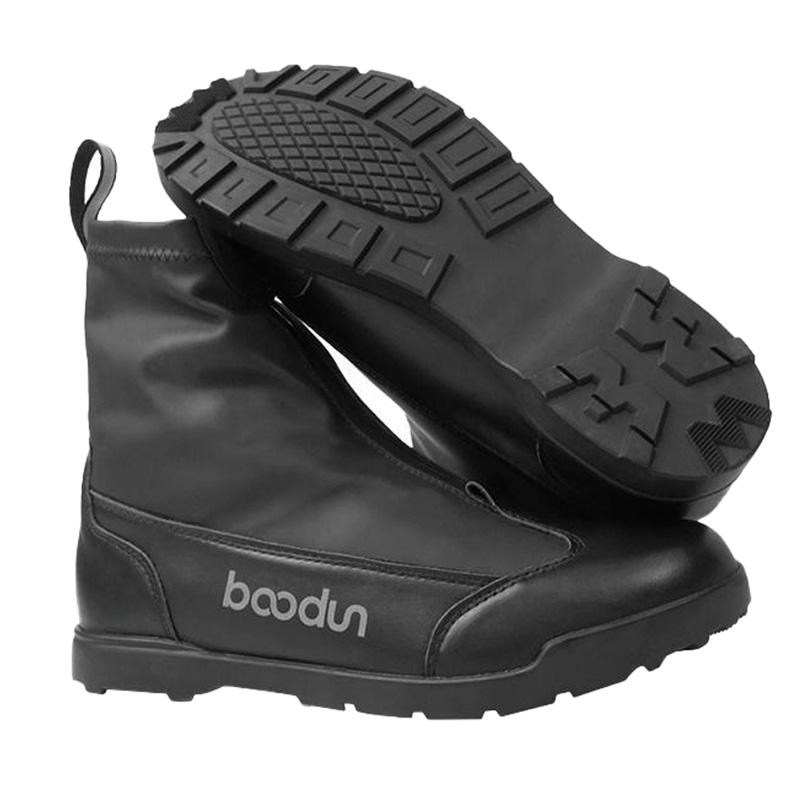 

Brand BOODUN High Tube No Locked Cycling Shoes Keep Warm Motorcycle Boots Waterproof and Windproof Bicycle Hiking Leisure Boots 36 чёрный