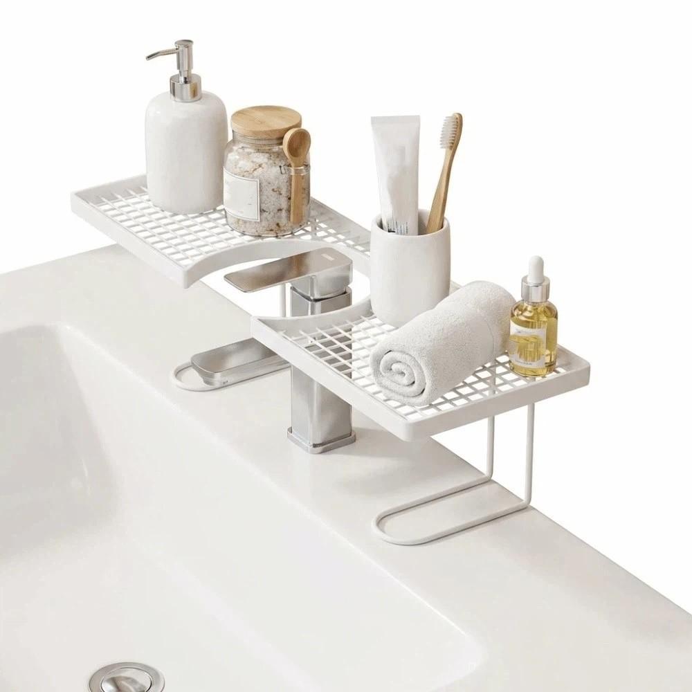 Mesh Bathroom Storage Rack Universal Kitchen Storage Rack Countertop Organizer Bathroom Sink