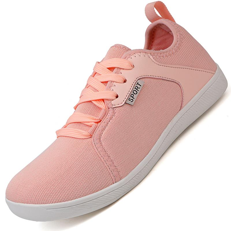 Modische, breitere Unisex-Schuhe aus atmungsaktivem Mesh für Herren, Barfußschuhe mit breiter Spitze, neue Flats, weiche Sohle ohne Sprengung, breitere Zehenpartie, große Größe