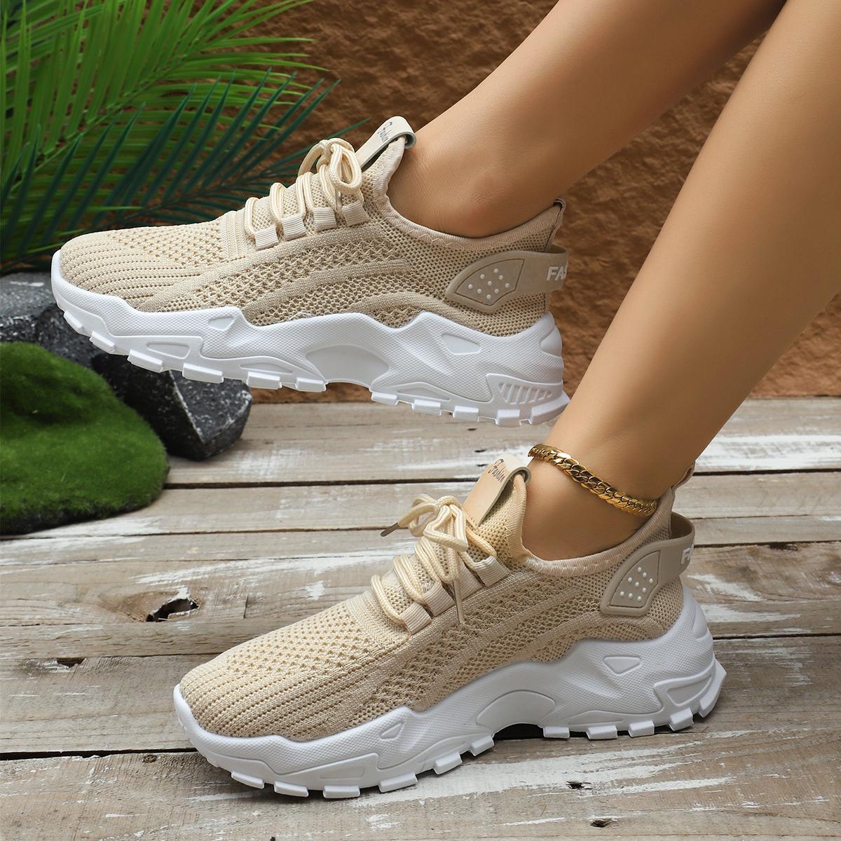 

Весна и Осень Новые Круглый Носок Удобные Повседневные Спортивные Туфли Модные Мелкий Вырез На Шнуровке Вулканизированные Туфли для Женщин Удобная Мягкая Подошва Не 36