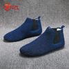 YRZL Winter Warm Cotton Shoes Men Indoor Home Slipper Thin Bottom Plush Cotton Man Casual Shoes Soft Sole Anti-slip Slippers Man