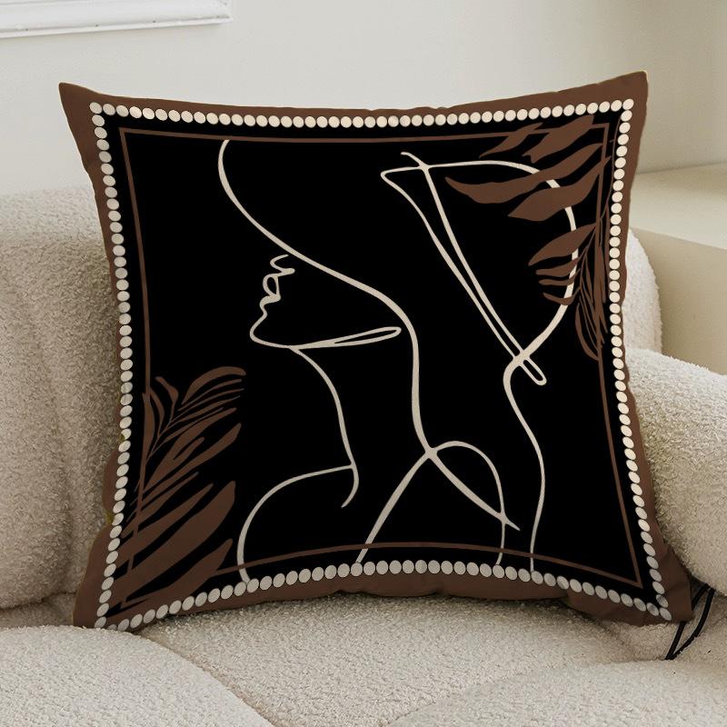 New Nordic retro style pillow cover living room sofa bedroom cushion by pillowcase light luxury high-end home decoration