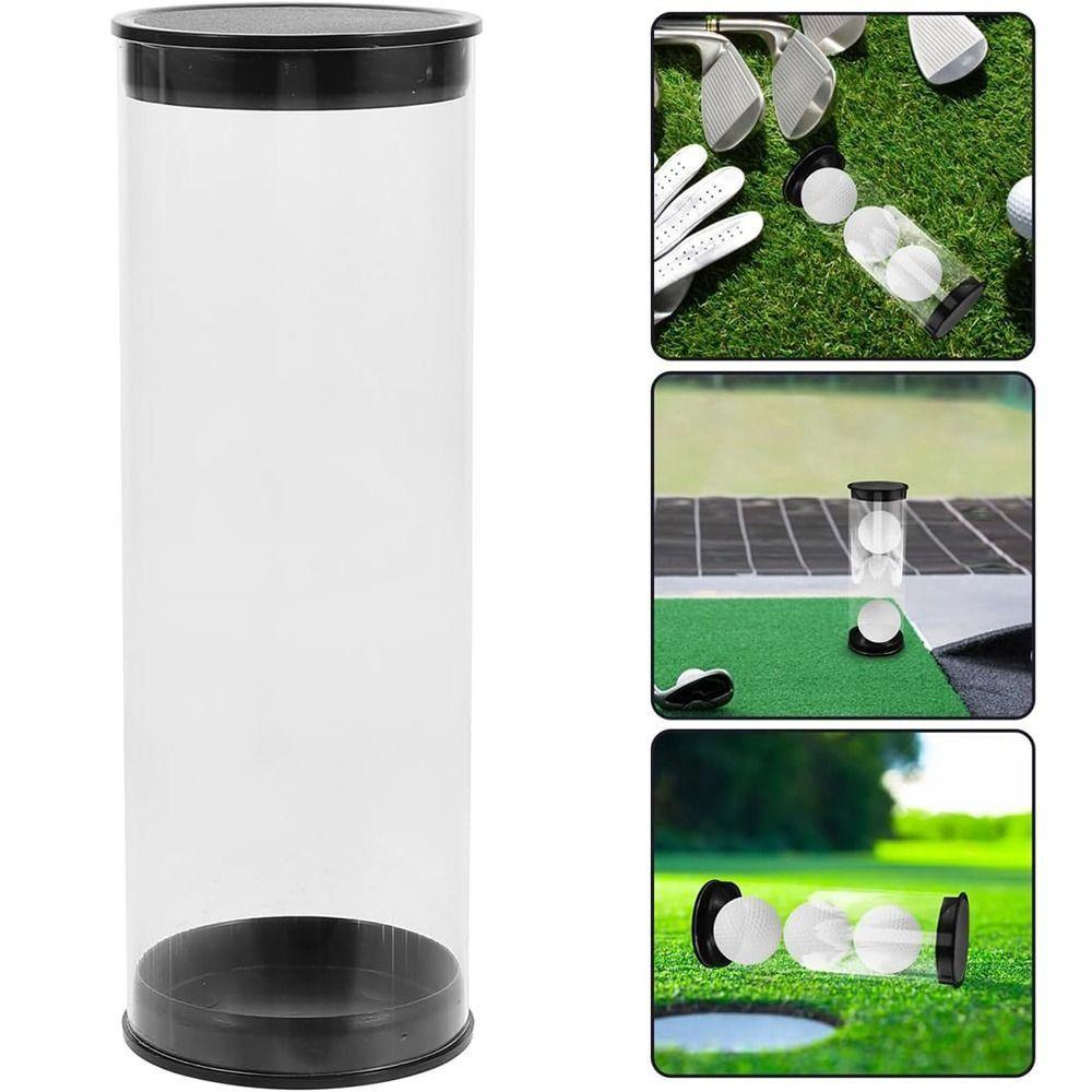 Plastic Golf Ball Tube Barrel Transparent Displaying Golf Balls Collectors And Enthusiasts