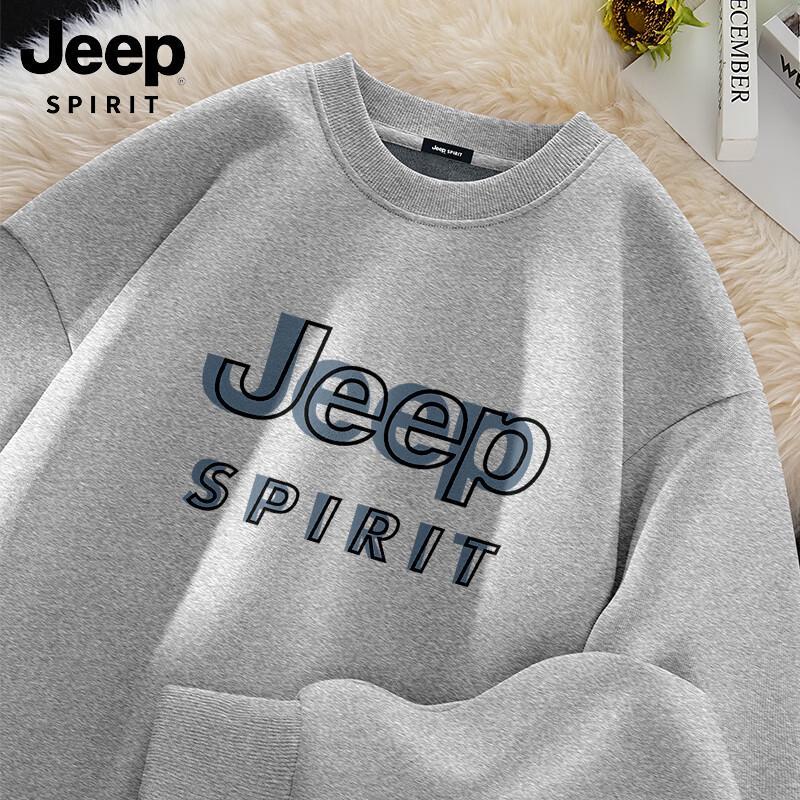 

JEEP SPIRIT Men s Heavyweight Fleece Crewneck Sweatshirt XL