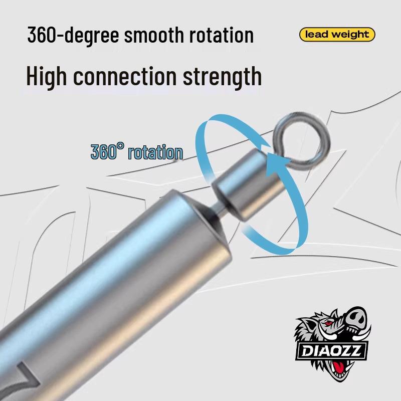 Diaozhizhu Alloy Drop Shot Sinker - Tungsten Steel Alternative for Texas Rig.