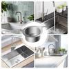 Sink Trash Catcher Swan Sink Filtering Basket For Vegetable Washing Easy Installation Kitchen Trash Catcher For Restaurant