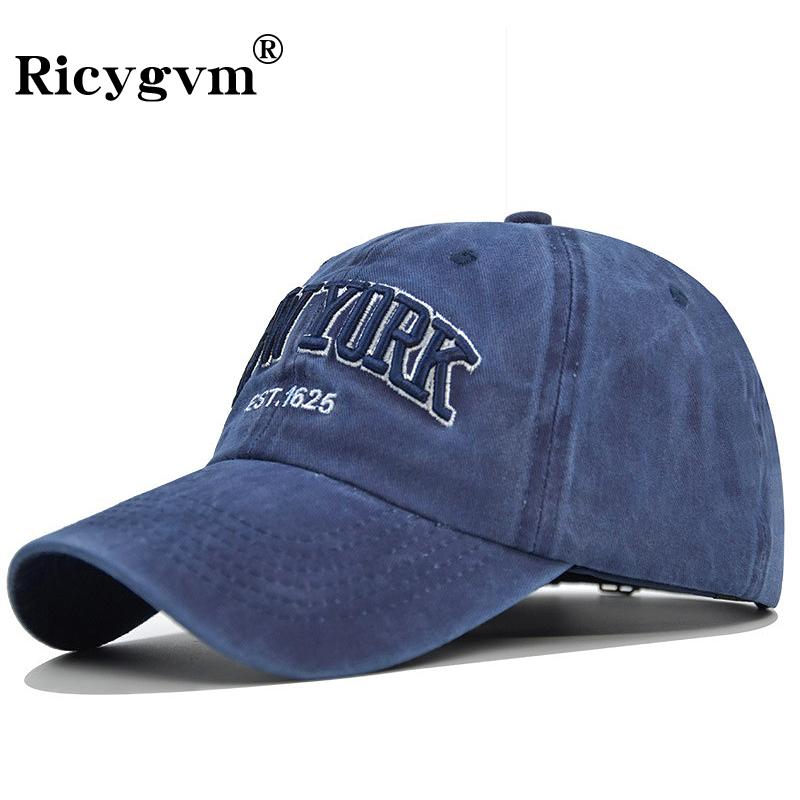 Yto Household Items Women's Latest York Baseball Caps For Men Vintage Washed Cotton Snapback Hats Sun Visors Hip Pop Dad Hat Casquette Embroidery Letter Print Cm