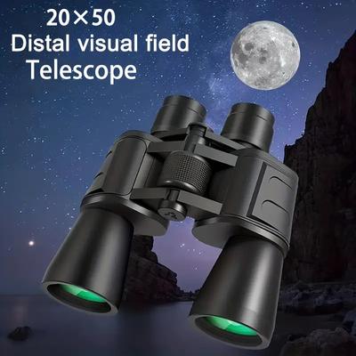 Vojenský 20x50 výkonný dalekohled s dlouhým dosahem Zoom HD BAK4-Prism Profesionální dalekohled s vysokým zvětšením pro loveckou turistiku