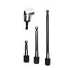 4Pcs Drill Bit Extension Magnetic 14in Hex Shank 105 degrees  Adjustable Adapter Tool Set Kit