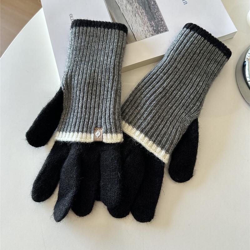Korean Style Sheepskin Winter Touchscreen Gloves