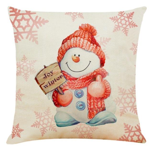 

Милий мультяшний Різдвяний Санта-Клаус Лось Обійми Наволочка 45x45 см Веселого Різдва Прикраса Прикраса наволочки. 45*45CM