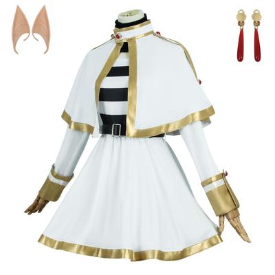 Frieren Cosplay-Kostüm: Magie-Nutzer Elf von Jenseits des Reiseendes - Anime Halloween Set