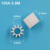 10T 0.8M Spur Gear OD=9.6mm 10 Teeth Customize Hole 3mm 3.17mm 5mm Plastic POM Pinion 103B 105A