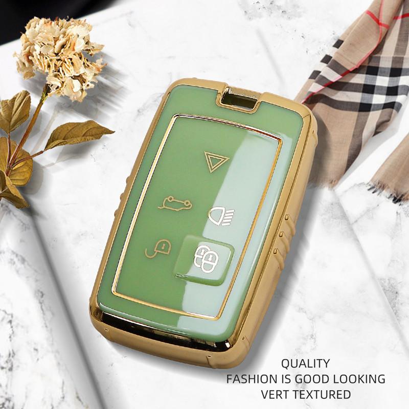 

Роскошный чехол для дистанционного ключа для Land Rover Range Rover Evoque Discovery Sport Velar для Jaguar XE XF E-Pace F-Pace C Only Key Case