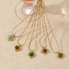 Gold Clavicle Chain Retro Style French Style Necklace New Pendant Necklace  For Women